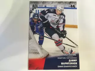 Хоккей. Карточка Дамир Шарипзянов Нефтехимик Нижнекамск КХЛ/KHL сезон 2017-2018