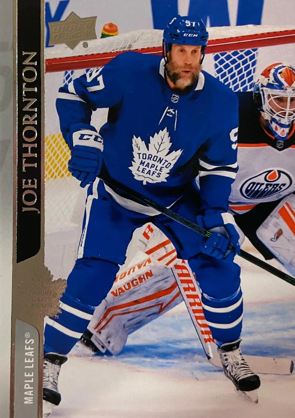 Хоккей. Карточка Joe Thornton - Джо Торнтон Toronto Maple Leafs-Торонто НХЛ/NHL