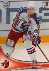 Хоккей. Карточка Нико Капанен Лев Прага КХЛ/KHL сезон 2013/14 SeReal
