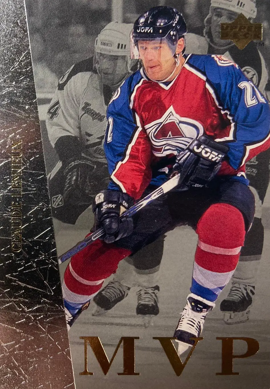 Хоккей. Карточка Claude Lemieux - Клод Лемье Colorado Avalanche-Колорадо НХЛ/NHL