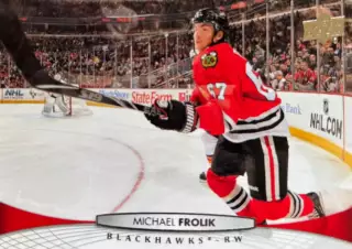Хоккей. Карточка Michael Frolik-Михаэль Фролик Chicago Blackhawks-Чикаго НХЛ/NHL
