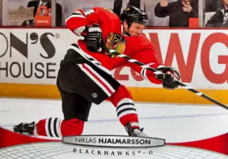 Карточка Niklas Hjalmarsson-Никлас Яльмарссон Chicago Blackhawks-Чикаго НХЛ/NHL