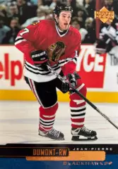 Хоккей. Карточка J. P. Dumont/Жан-Пьер Дюмон Chicago Blackhawks - Чикаго НХЛ-NHL