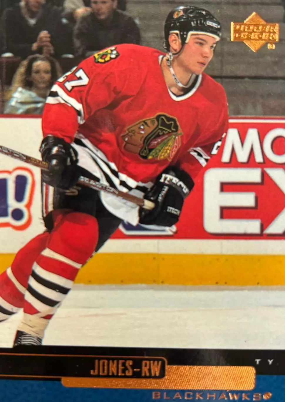 Хоккей Карточка Ty Jones - Тай Джонс Chicago Blackhawks-Чикаго Блэкхокс НХЛ-NHL
