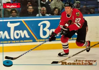 Хоккей. Карточка Jeremy Roenick-Джереми Реник Chicago Blackhawks-Чикаго НХЛ/NHL