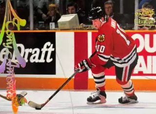 Хоккей. Карточка Tony Amonte - Тони Амонте Chicago Blackhawks - Чикаго НХЛ/NHL