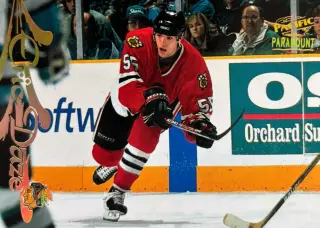 Хоккей. Карточка Eric Daze-Эрик Дазе Chicago Blackhawks/Чикаго Блэкхокс НХЛ/NHL
