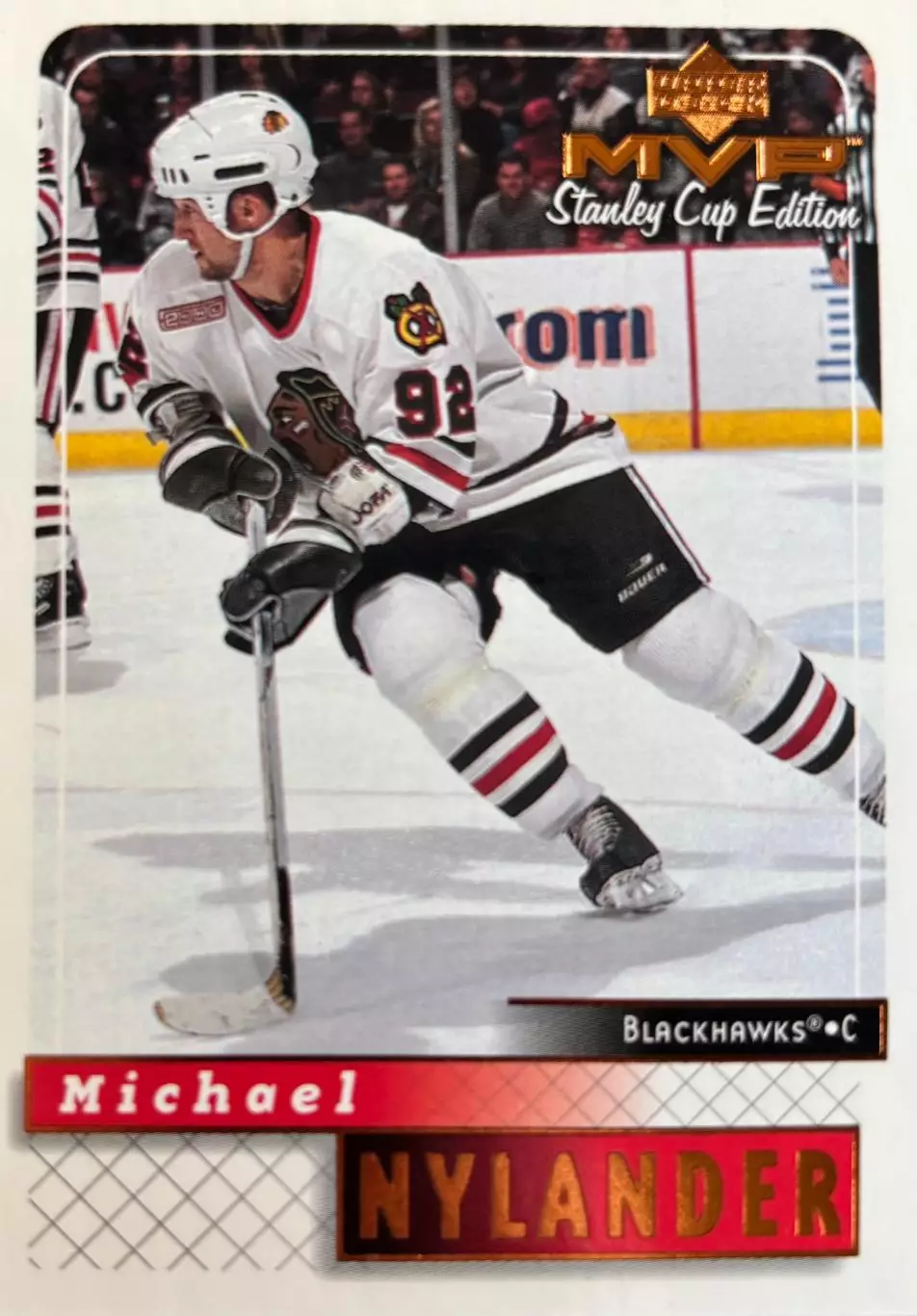 Хоккей Карточка Микаэль Нюландер Chicago Blackhawks-Чикаго, СКА, Ак барс НХЛ/КХЛ