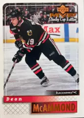 Хоккей. Карточка Dean McAmmond-Дин Макаммонд Chicago Blackhawks-Чикаго НХЛ/NHL