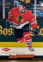 Хоккей. Карточка J. P. Dumont/Жан-Пьер Дюмон Chicago Blackhawks - Чикаго НХЛ NHL
