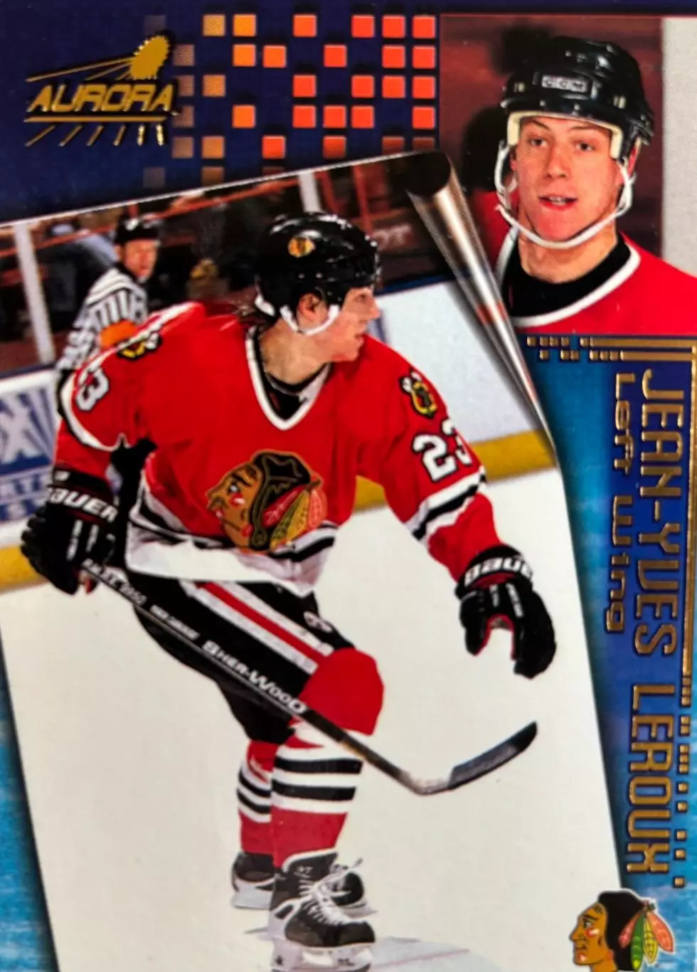Хоккей. Карточка Francois Leroux-Франсуа Леру Chicago Blackhawks-Чикаго НХЛ/NHL