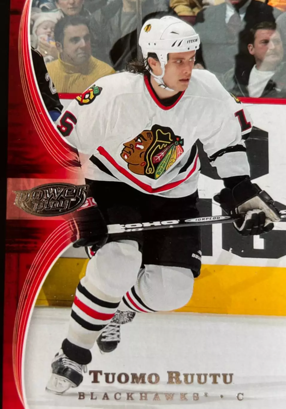 Хоккей. Карточка Tuomo Ruutu - Туомо Рууту Chicago Blackhawks - Чикаго НХЛ-NHL