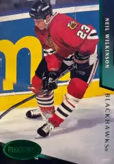 Хоккей. Карточка Neil Wilkinson-Нил Уилкинсон Chicago Blackhawks-Чикаго НХЛ/NHL
