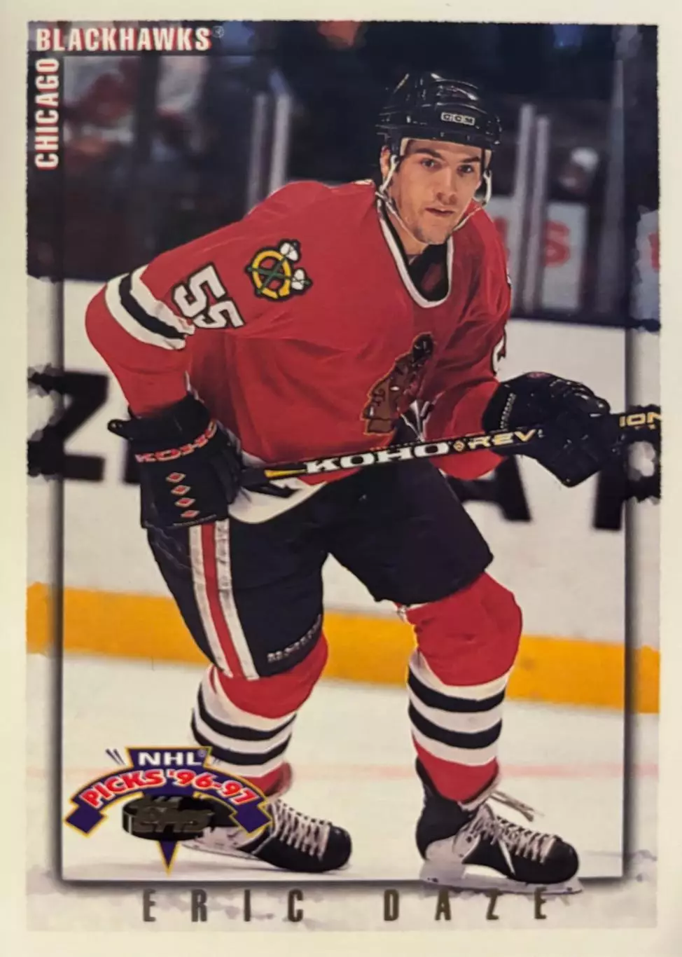 Хоккей. Карточка Eric Daze-Эрик Дазе Chicago Blackhawks/Чикаго Блэкхокс НХЛ NHL