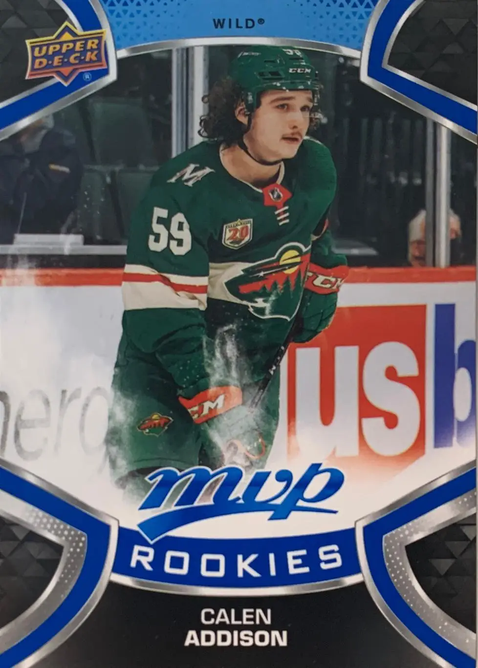 Карточка Calen Addison - Кален Эддисон Minnesota Wild-Миннесота, Шанхай НХЛ/КХЛ