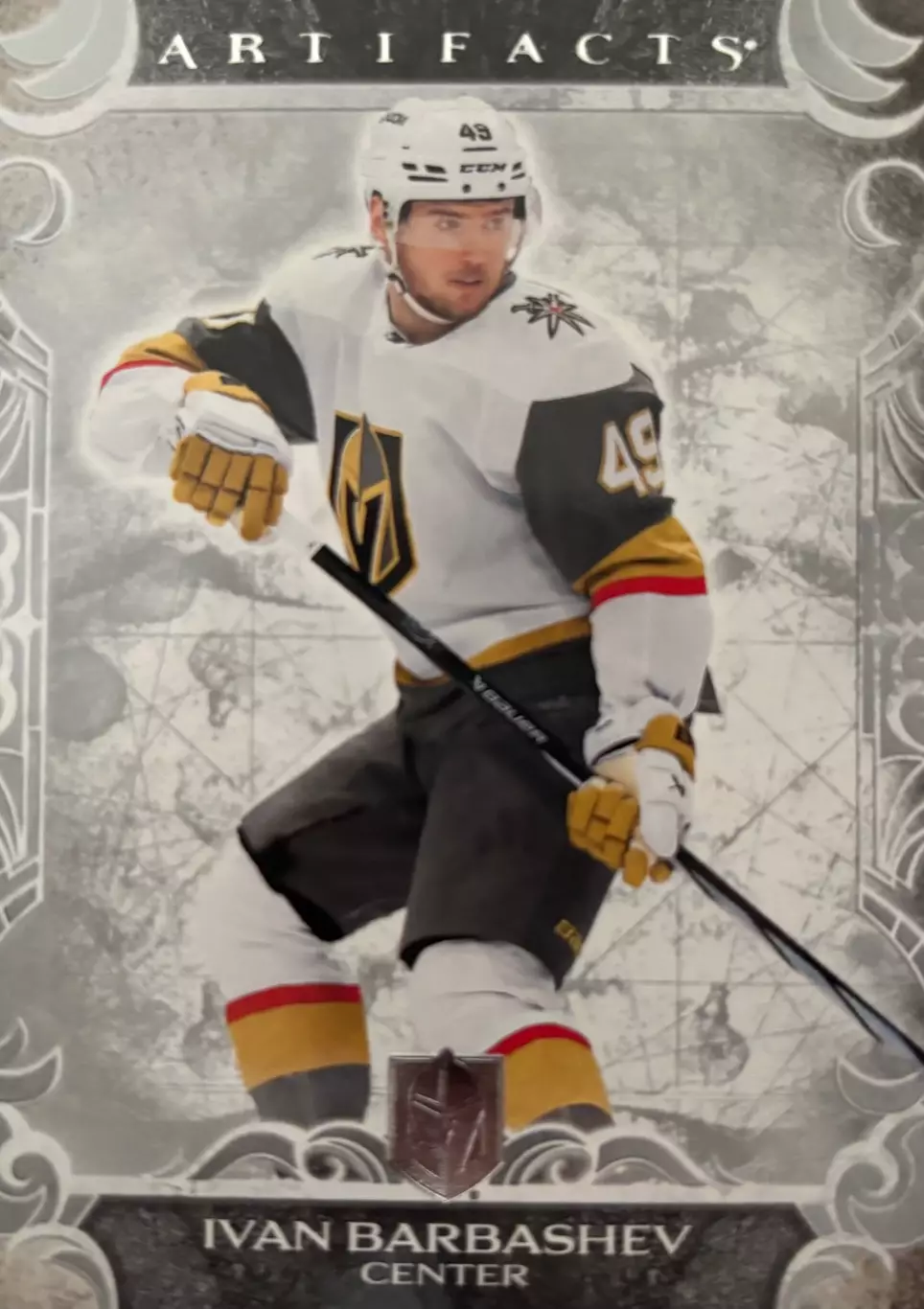 Хоккей. Карточка Иван Барбашев Vegas Golden Knights/Вегас, Динамо Москва НХЛ-NHL