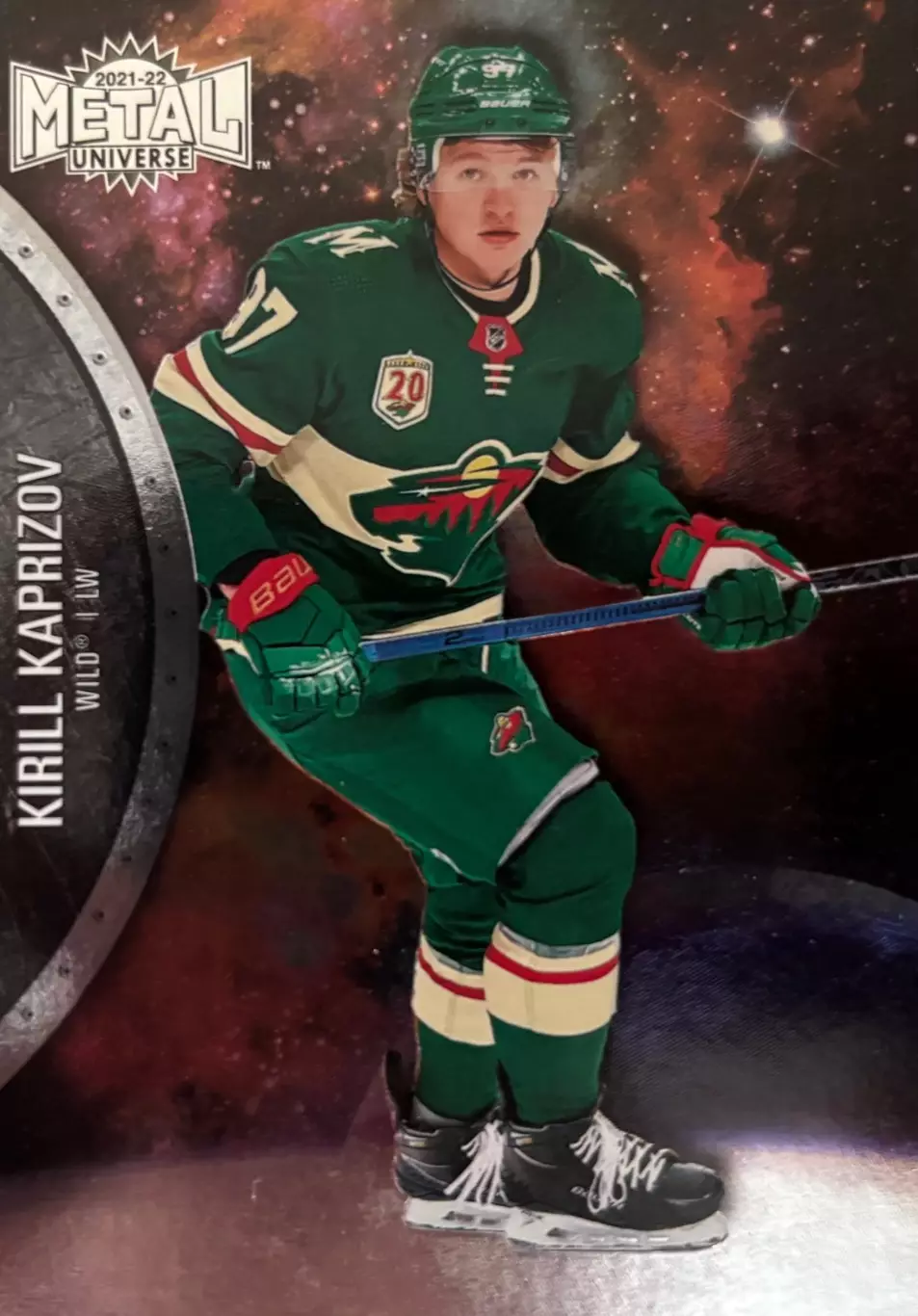 Карточка Кирилл Капризов Minnesota Wild / Миннесота, Салават Юлаев, ЦСКА НХЛ/КХЛ