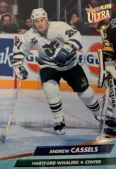 Хоккей Карточка Andrew Cassels-Эндрю Касселс Hartford Whalers - Хартфорд НХЛ/NHL