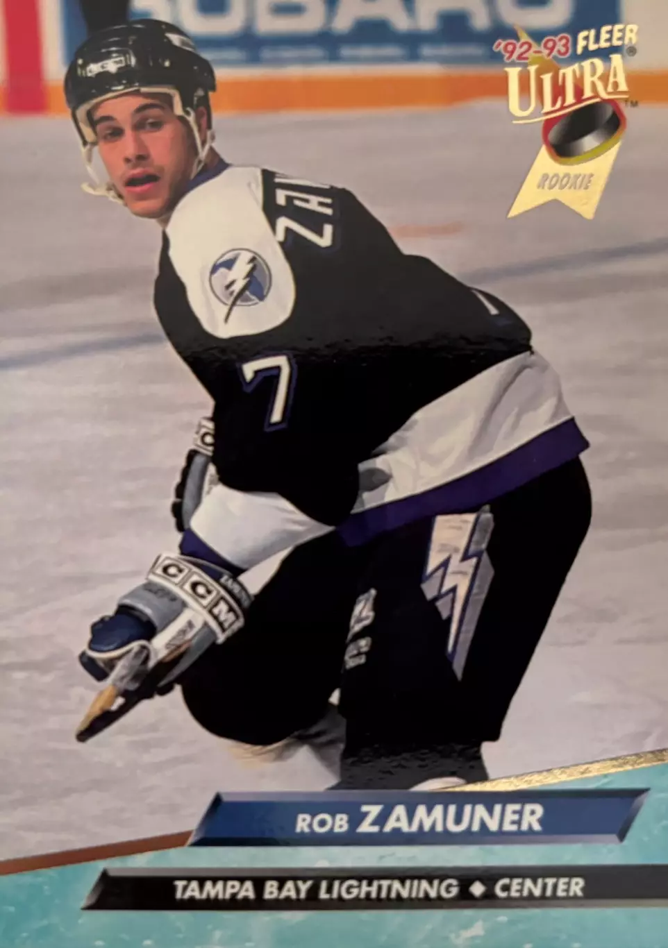 Хоккей. Карточка Rob Zamuner-Роб Замунер Tampa Bay Lightning / Тампа-Бэй НХЛ/NHL