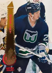 Хоккей. Карточка Glen Wesley - Глен Уэсли Hartford Whalers - Хартфорд НХЛ/NHL