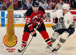 Хоккей Карточка Claude Lemieux-Клод Лемье New Jersey Devils / Нью-Джерси НХЛ/NHL