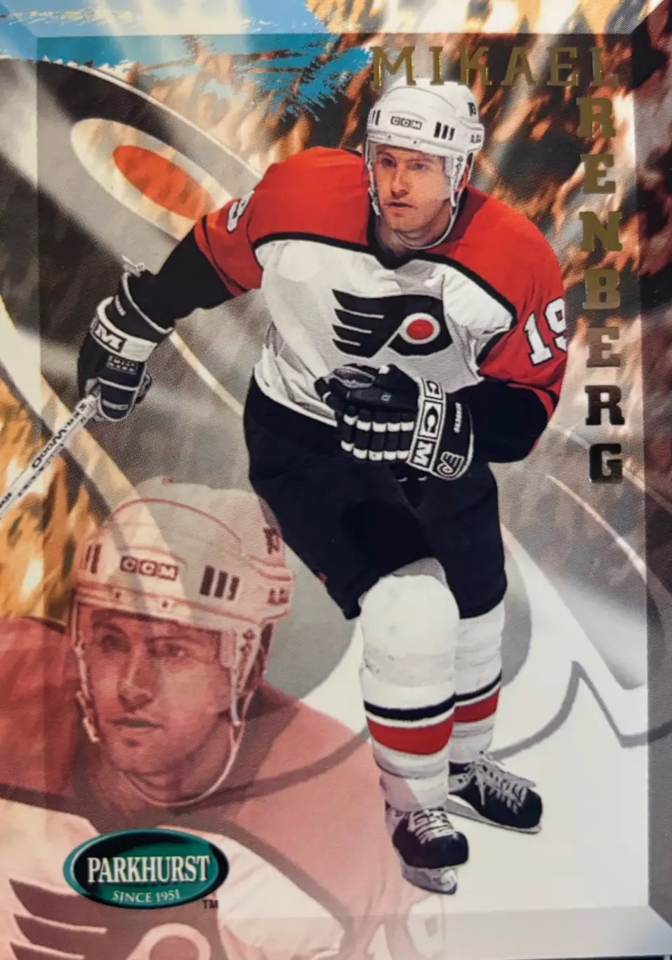 Карточка Mikael Renberg-Микаэль Ренберг Philadelphia Flyers-Филадельфия НХЛ/NHL