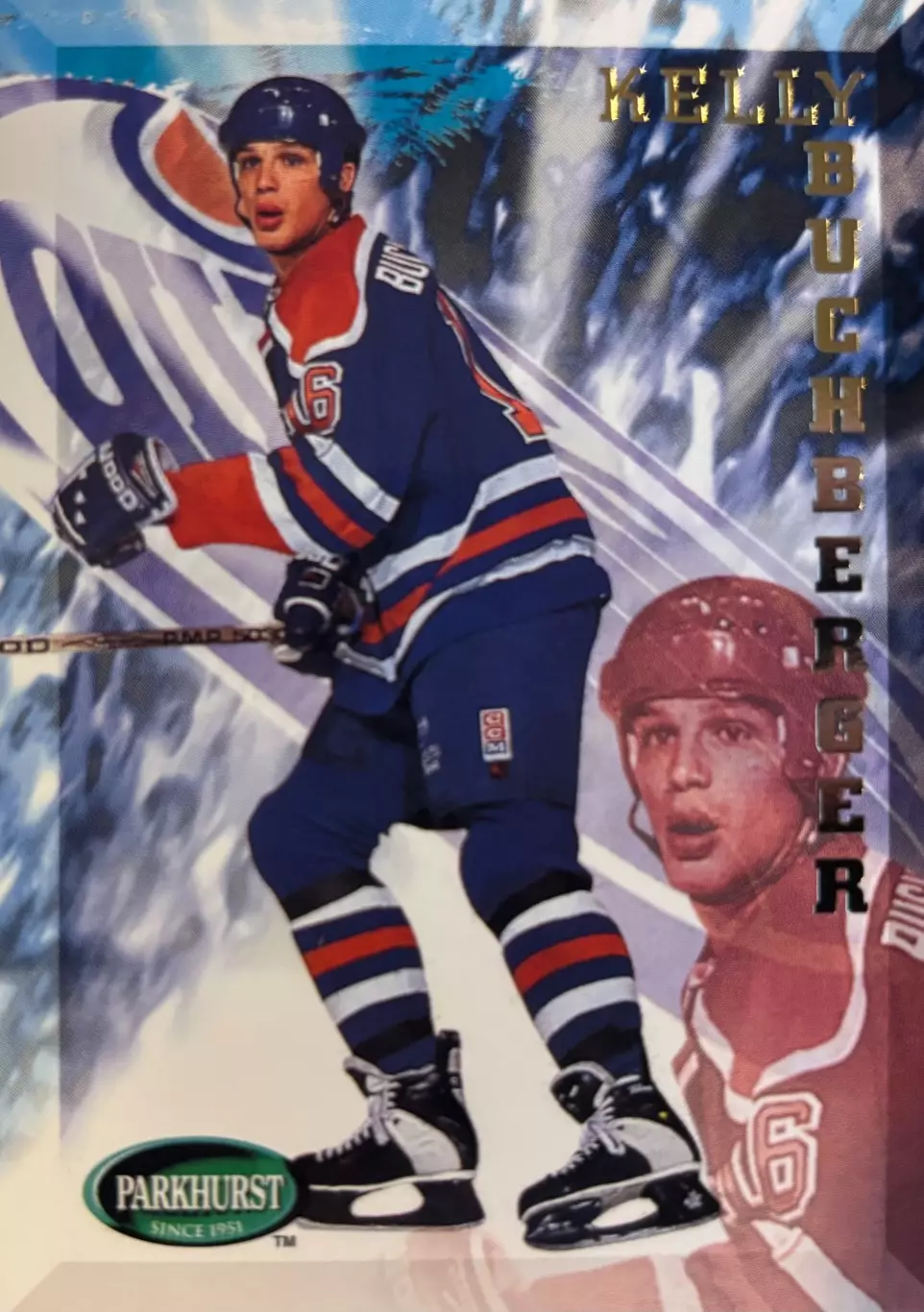 Карточка Kelly Buchberger - Келли Букбергер Edmonton Oilers - Эдмонтон НХЛ/NHL