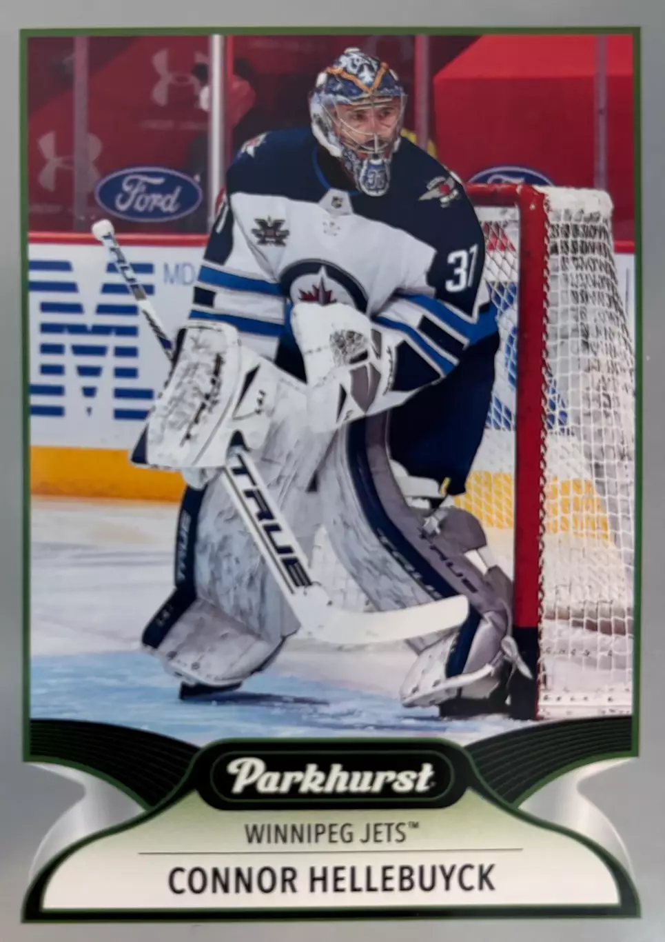 Карточка Connor Hellebuyck/Коннор Хеллебак Winnipeg Jets/Виннипег Джетс НХЛ/NHL