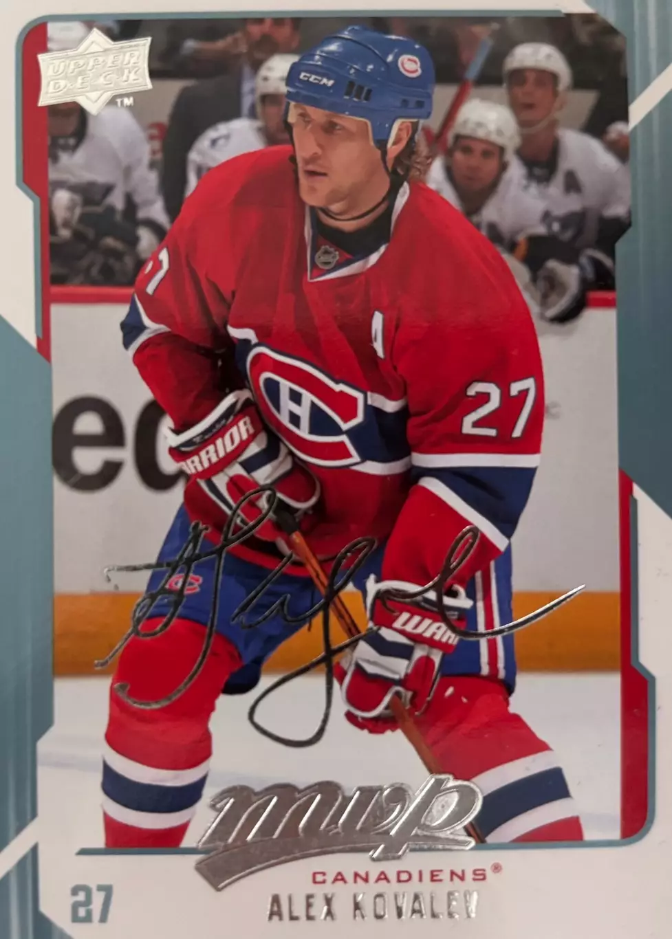 Карточка Алексей Ковалев Montreal Canadiens, Динамо Москва, Спартак/Сочи НХЛ/КХЛ