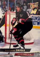Хоккей. Карточка Alexandre Daigle-Александр Дэйгл Ottawa Senators-Оттава НХЛ/NHL