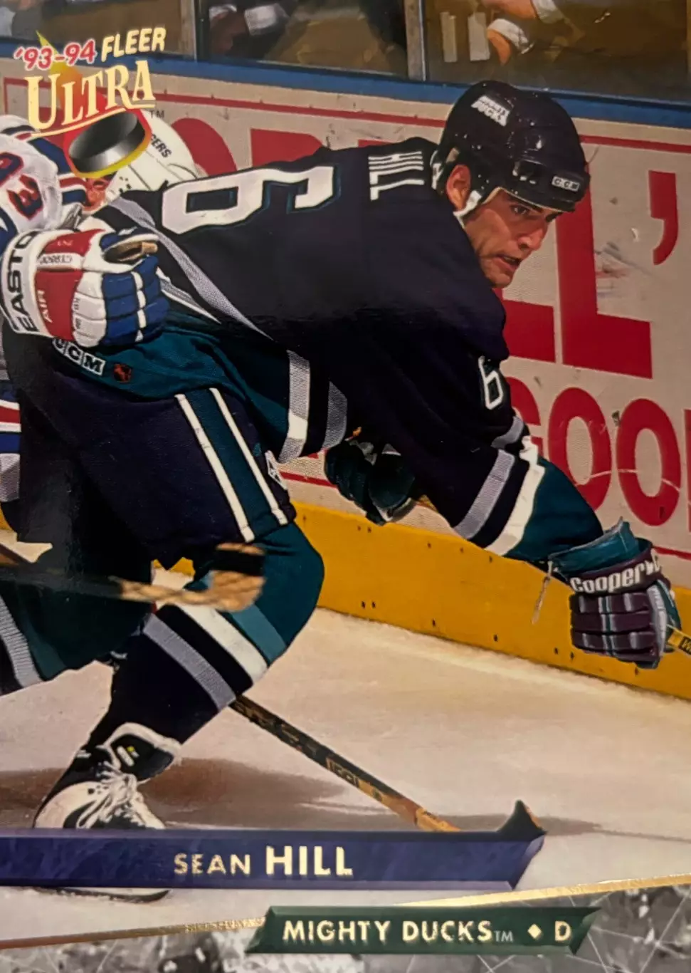 Хоккей. Карточка Sean Hill-Шон Хилл Mighty Ducks of Anaheim-Анахайм Дакс НХЛ/NHL