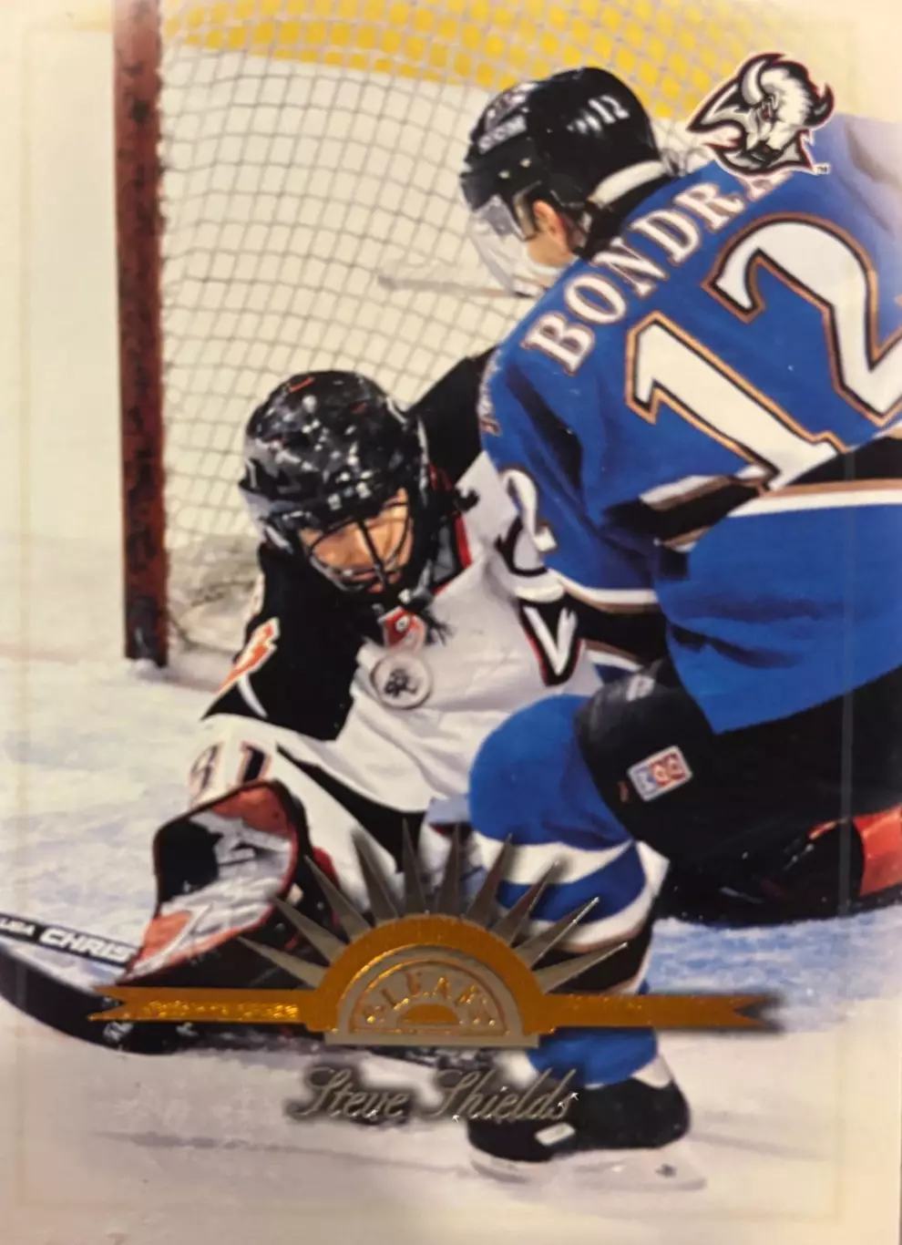 Хоккей. Карточка Steve Shields-Стив Шилдс Buffalo Sabres-Баффало Сейбрз НХЛ/NHL