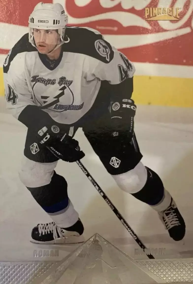 Хоккей. Карточка Roman Hamrlik - Роман Хамрлик Tampa Bay Lightning-Тампа НХЛ/NHL