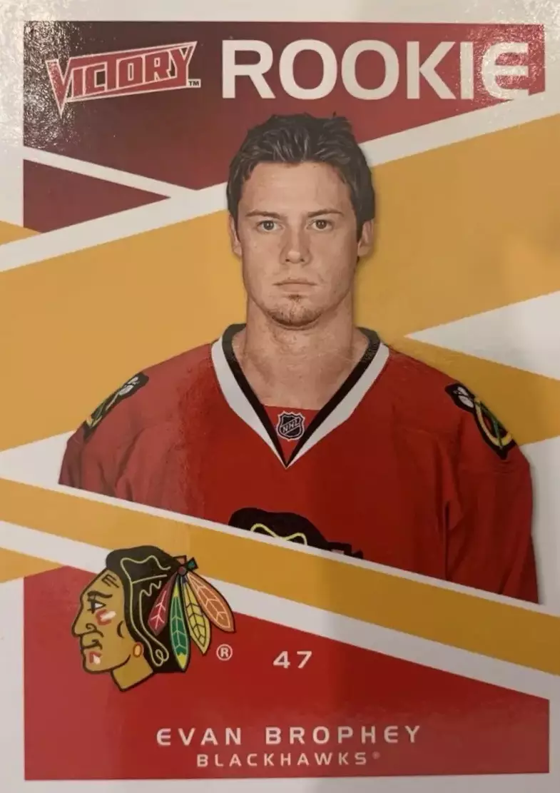 Хоккей. Карточка Evan Brophey-Эван Брофи Chicago Blackhawks-Чикаго НХЛ/NHL