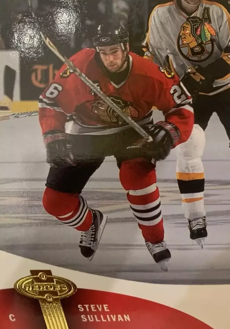 Хоккей. Карточка Steve Sullivan-Стив Салливан Chicago Blackhawks-Чикаго НХЛ-NHL