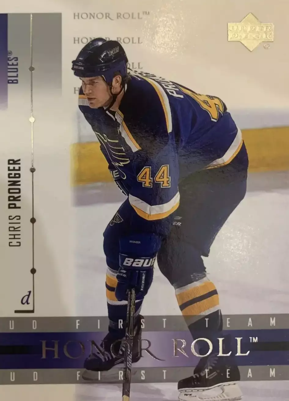 Хоккей Карточка Chris Pronger-Крис Пронгер St Louis Blues/Сент-Луис Блюз НХЛ NHL