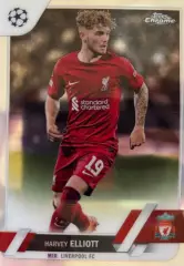 Футбол. Карточка Harvey Elliott/Харви Эллиотт Ливерпуль Лига Чемпионов 2022-23