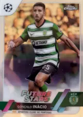 Футбол. Карточка Гонсалу Инасиу Спортинг Лиссабон Лига Чемпионов 2022-23 TOPPS