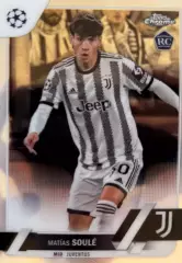 Футбол. Карточка Matias Soule/Матиас Суле Ювентус Лига Чемпионов 2022-23 TOPPS