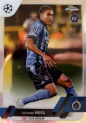 Футбол. Карточка Антонио Нуса Брюгге, РБ Лейпциг Лига Чемпионов 2022-23 TOPPS
