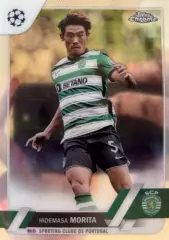 Футбол. Карточка Хидэмаса Морита Спортинг Лиссабон Лига Чемпионов 2022-23 TOPPS