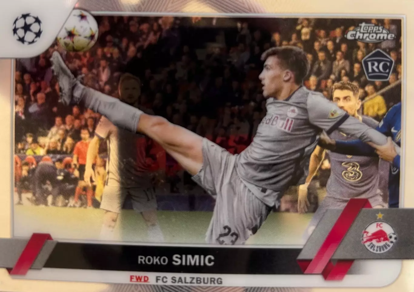 Футбол. Карточка Roko Simic/Роко Шимич Ред Булл Зальцбург Лига Чемпионов 2022-23
