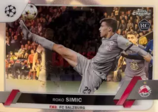 Футбол. Карточка Roko Simic/Роко Шимич Ред Булл Зальцбург Лига Чемпионов 2022-23