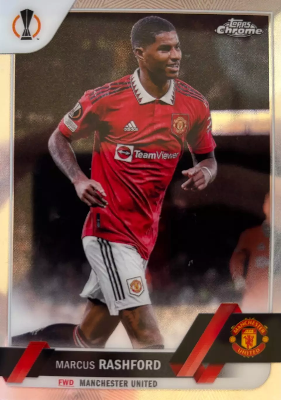 Футбол. Карточка Маркус Рашфорд Манчестер Юнайтед Лига Европы 2022/23 TOPPS