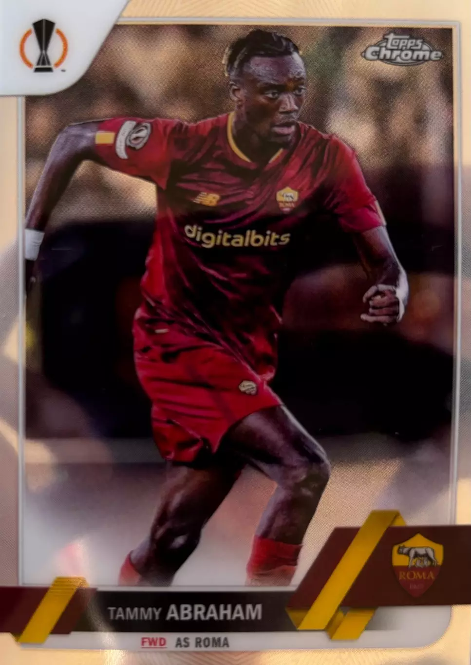 Футбол. Карточка Tammy Abraham/Тэмми Абрахам Рома, Челси Лига Европы 2022-23
