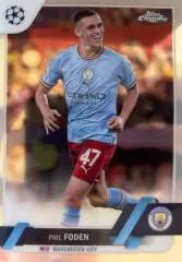 Футбол Карточка Phil Foden/Фил Фоден Манчестер Сити Лига Чемпионов 2022/23 TOPPS