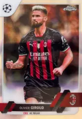 Футбол. Карточка Оливье Жиру Милан, Арсенал, Челси Лига Чемпионов 2022-23 TOPPS