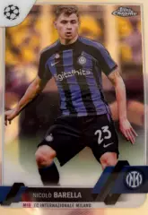 Футбол Карточка Nicolo Barella/Николо Барелла Интер Лига Чемпионов 2022-23 TOPPS