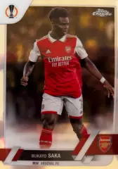 Футбол Карточка Bukayo Saka/Букайо Сака Арсенал Лондон Лига Европы 2022-23 TOPPS