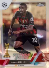 Футбол. Карточка Kalulu/Пьер Калюлю Милан, Ювентус Лига Чемпионов 2022-23 TOPPS